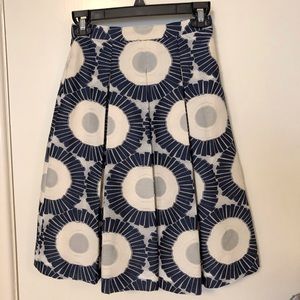Brocade floral skirt